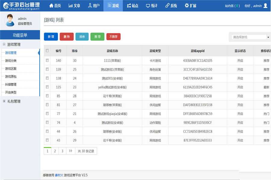 [新闻资讯]Thinkphp红色大气手游门户资讯平台网站源码插图(2)