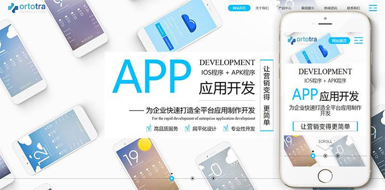 [整站源码]织梦dedecms响应式互联网技术APP应用开发公司网站模板(自适应手机移动端)插图