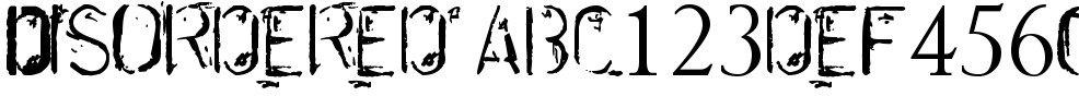 DISOROEREO,字体大全,字体下载插图