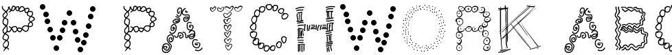 PW PATCWORK,字体大全,字体下载插图