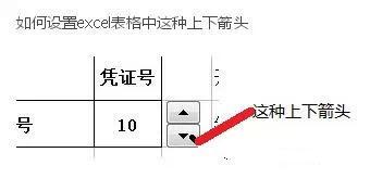 点一下数会变，excel里这种上下箭头是怎么制作的？,文档教程,免费素材下载网站插图