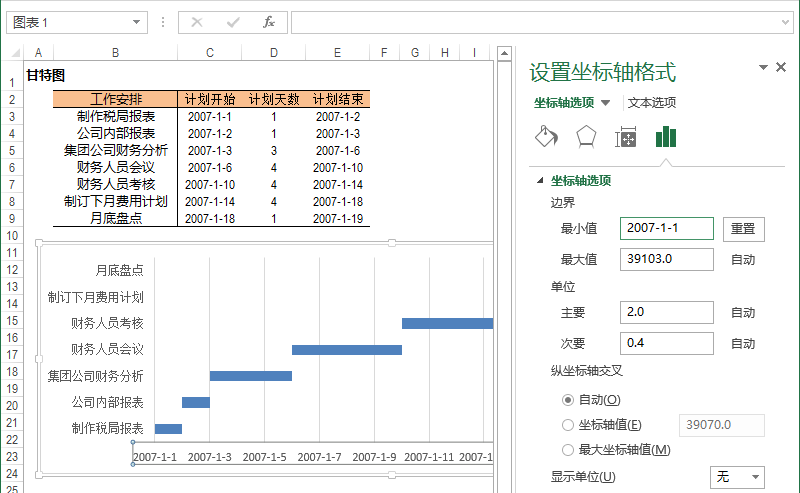 甘特图制作过程,文档教程,免费素材下载网站插图(3)