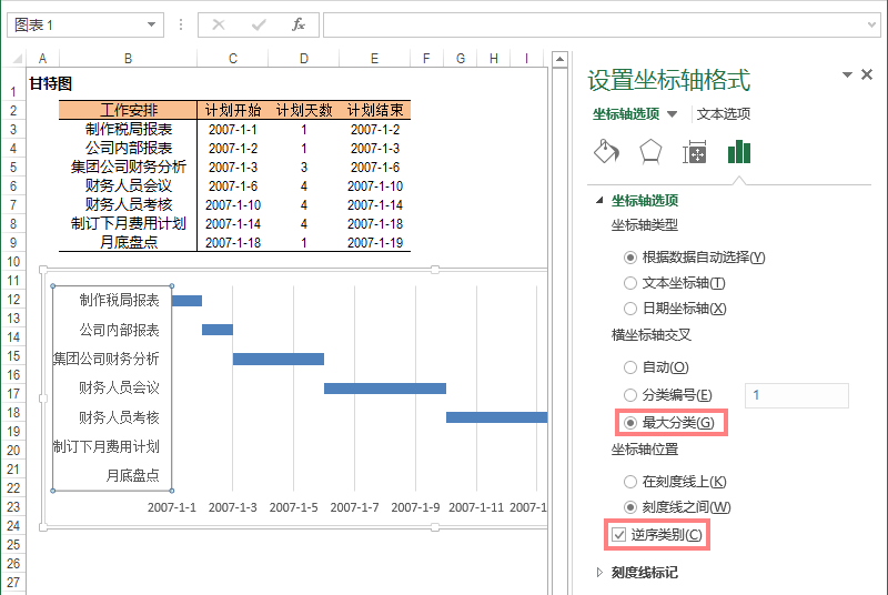 甘特图制作过程,文档教程,免费素材下载网站插图(4)