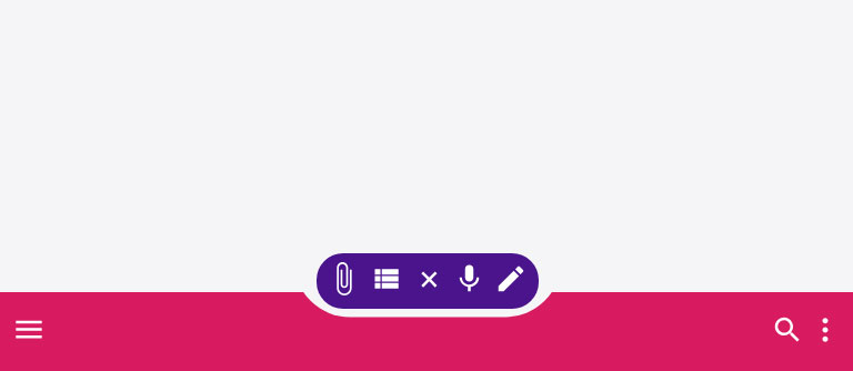 CSS3 SVG手机终端底部图标导航条效果插图