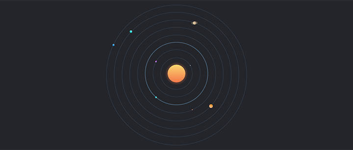 jQuery太阳星系轨道行星运行动画特效插图