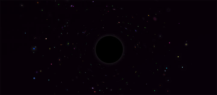 jQuery+css3黑洞旋转粒子动画特效插图