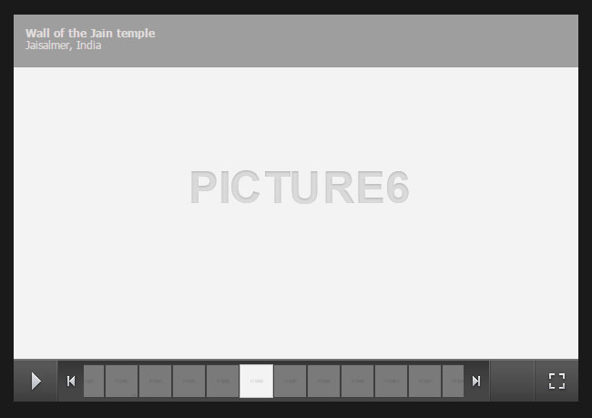 支持全屏的jQuery图片相册轮播切换代码插图