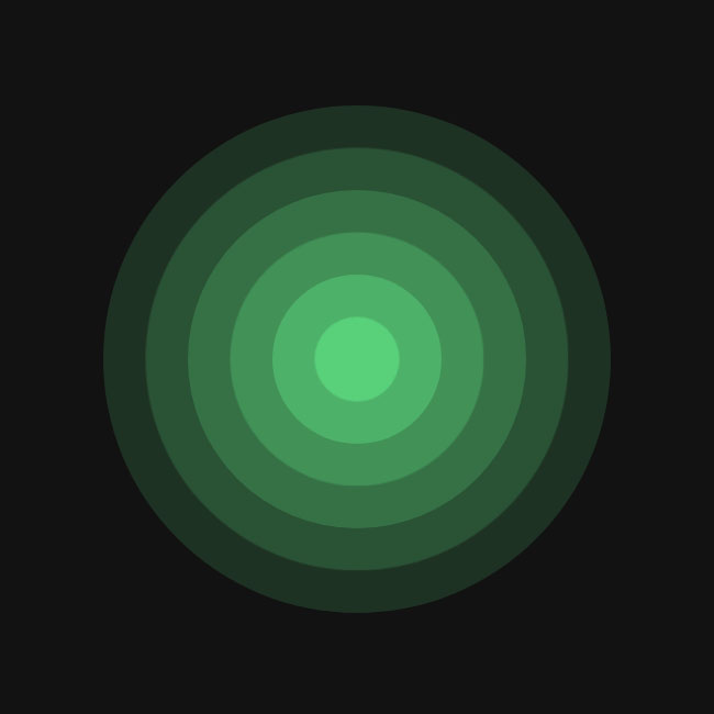 js+css3催眠波纹动画特效插图