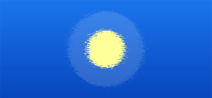CSS3 SVG水中月亮倒影波纹动画特效插图