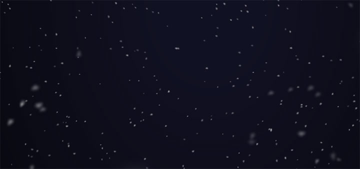 html5 canvas全屏雪花纷飞背景动画特效插图