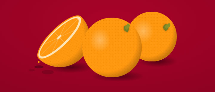 CSS3绘制跳动的橙子动画特效插图