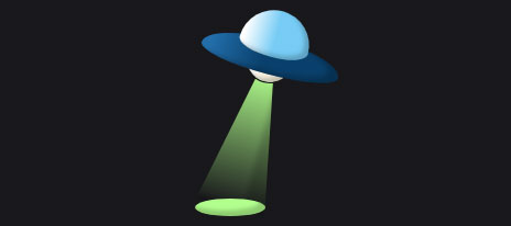 css3外星UFO飞碟图形特效插图