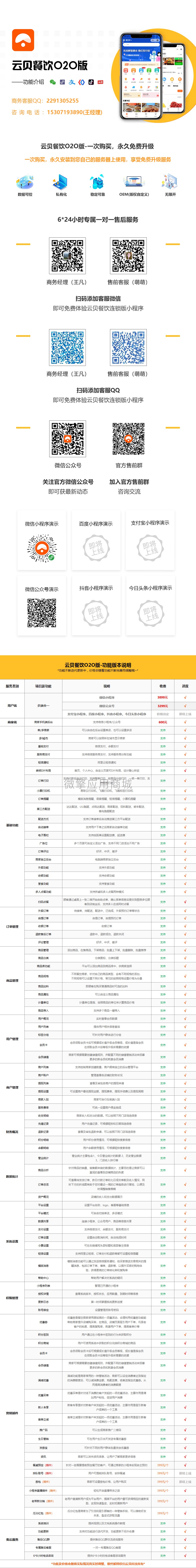 云贝餐饮外卖O2O1.5.6+商家端1.1.4+前端 小程序源码插图