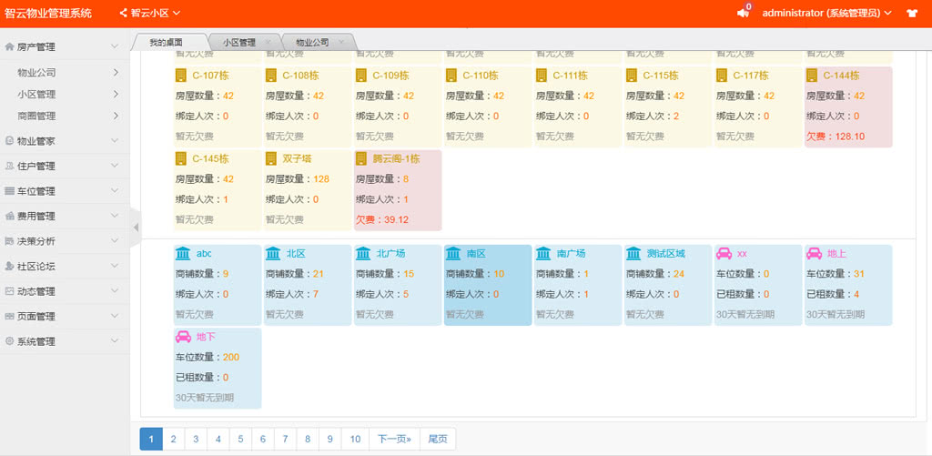 智云物业4.06版+前端_物业小程序源码插图(10)